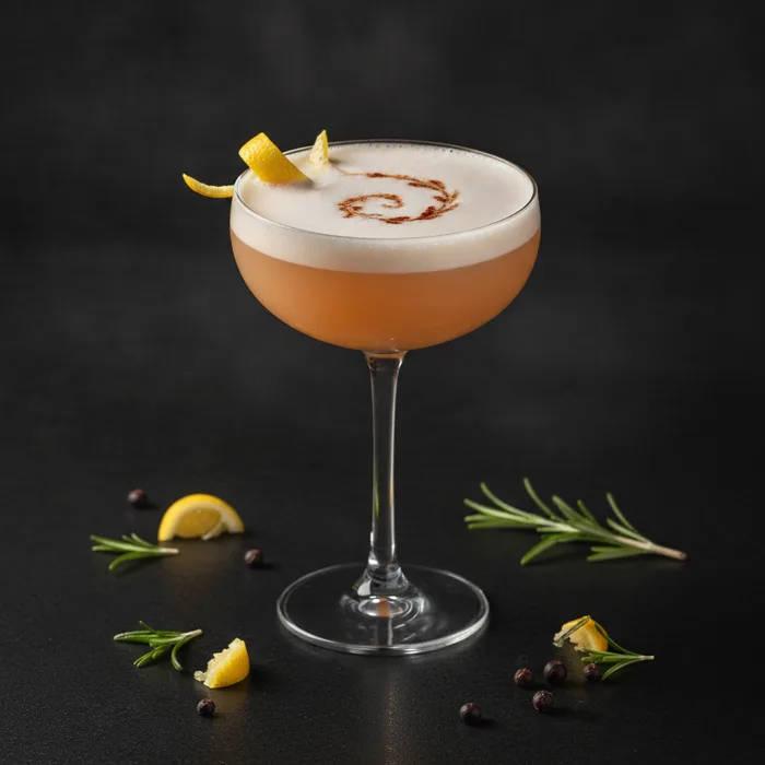 Aperol Gin Sour cocktail