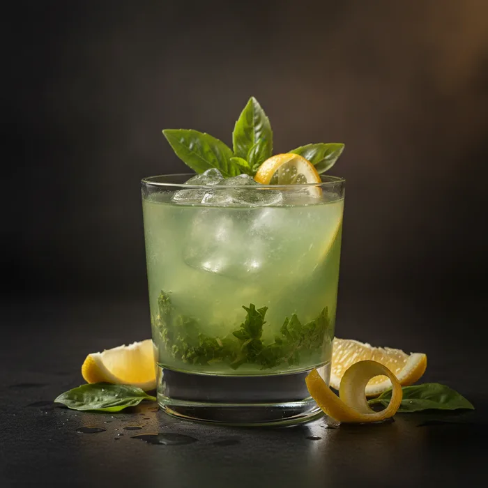 Basil Smash cocktail