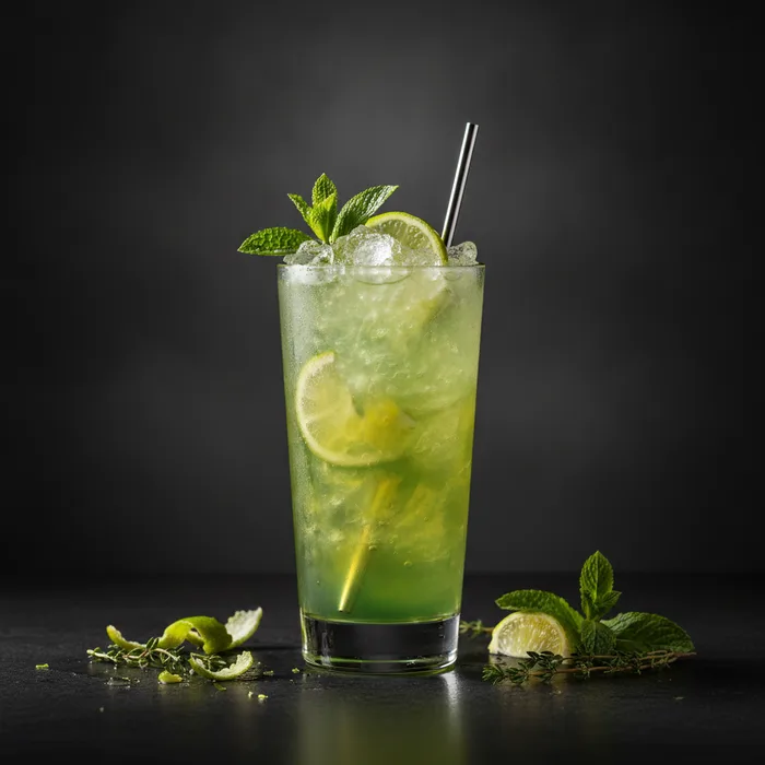 Chartreuse Swizzle cocktail