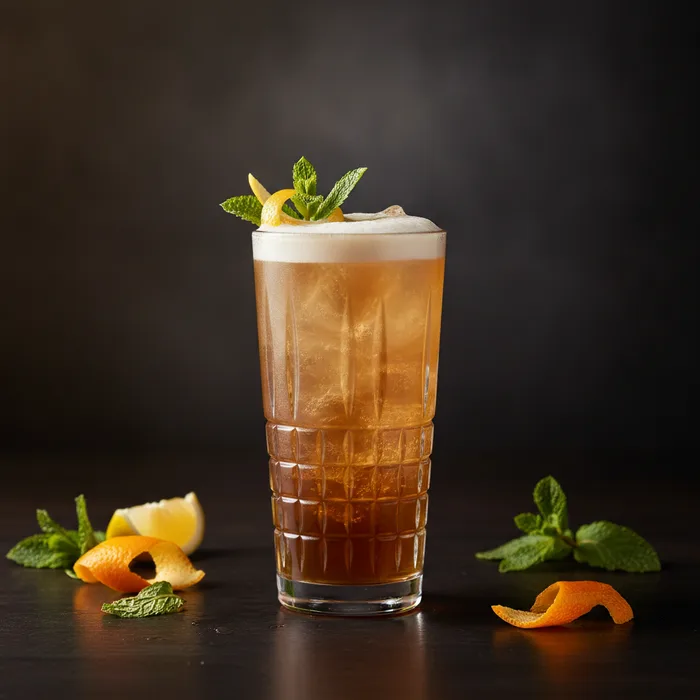 Chicago Fizz cocktail
