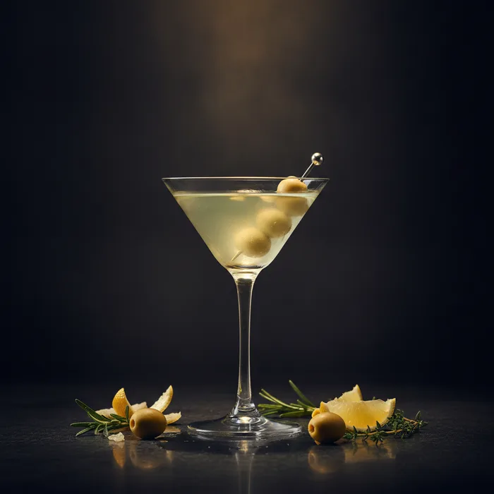Dry Martini cocktail