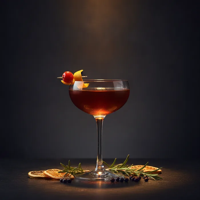 Dry Rob Roy cocktail