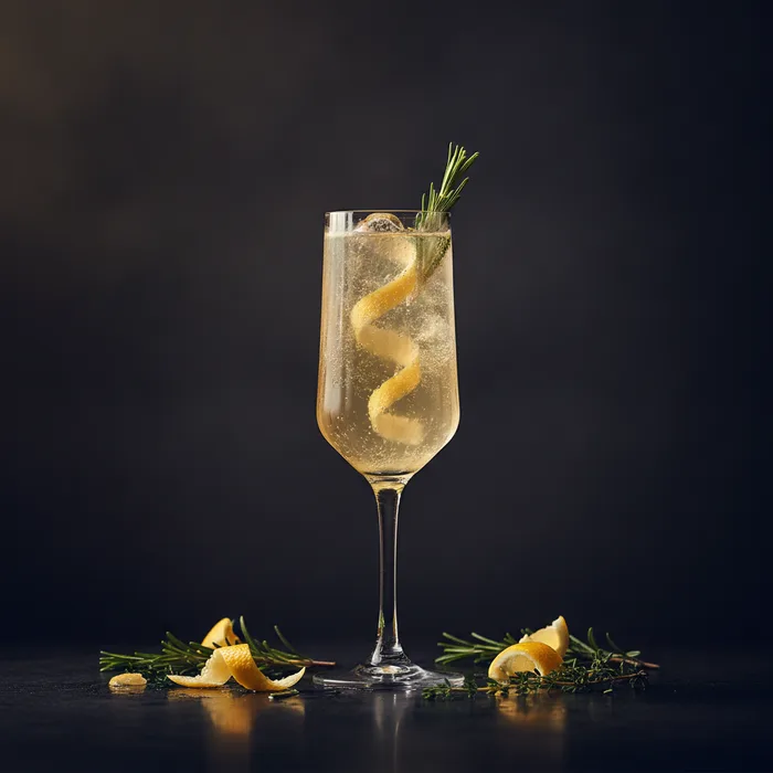 French 75 cocktail