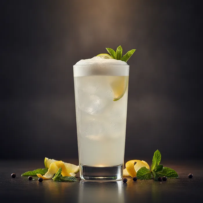 Gin Fizz cocktail