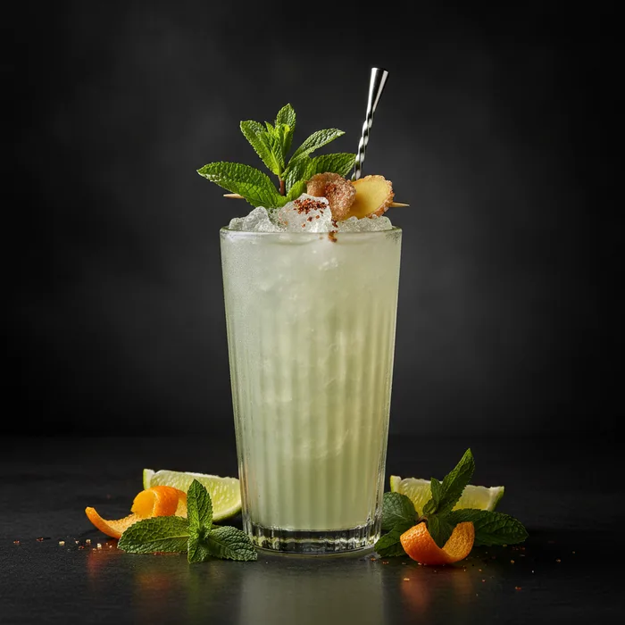 Gin Swizzle cocktail