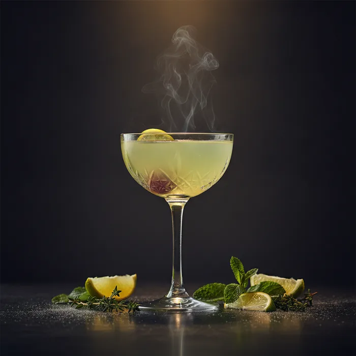 Mezcal Last Word cocktail