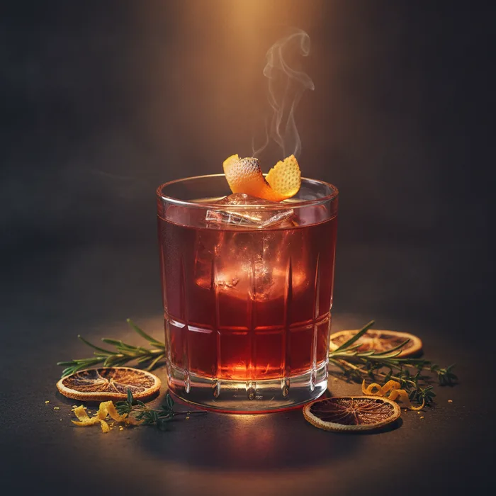 Mezcal Negroni cocktail