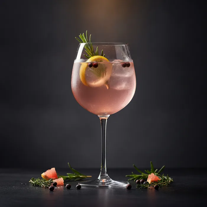 Pink Gin cocktail