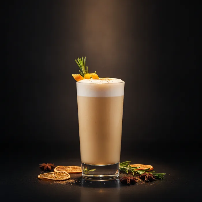 Sherry Eggnog cocktail