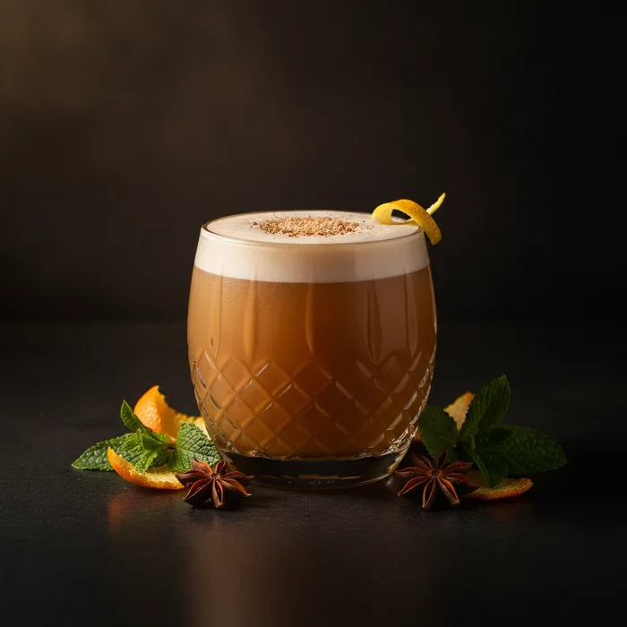Sherry Flip cocktail