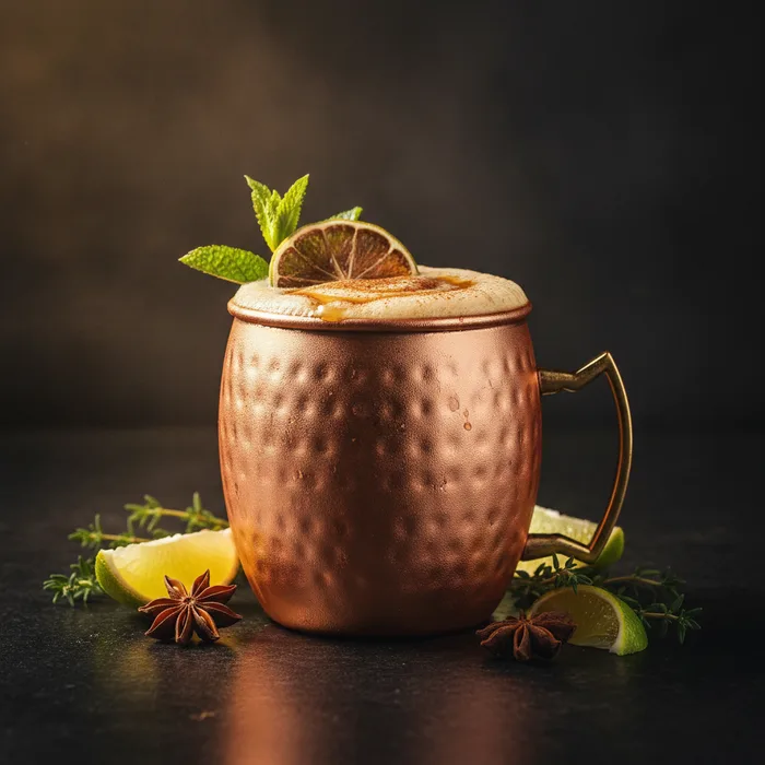 Spiced Honey Mule cocktail