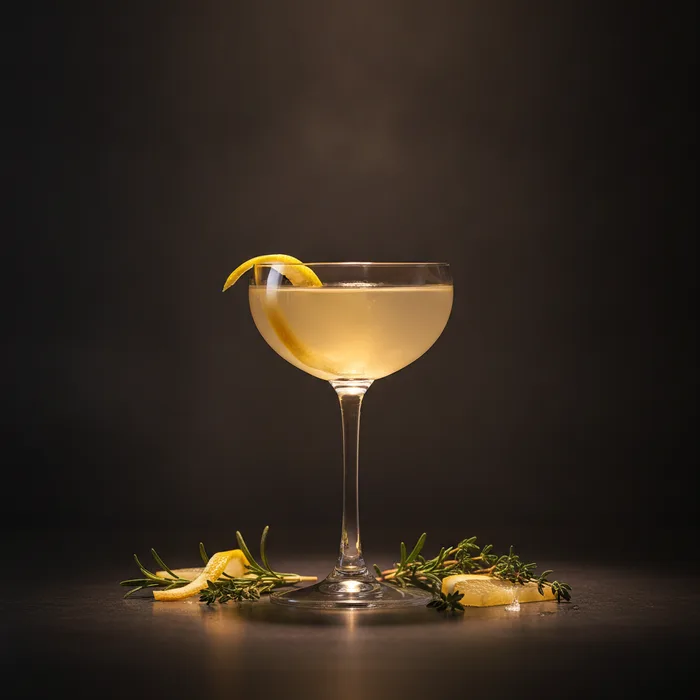 White Negroni cocktail