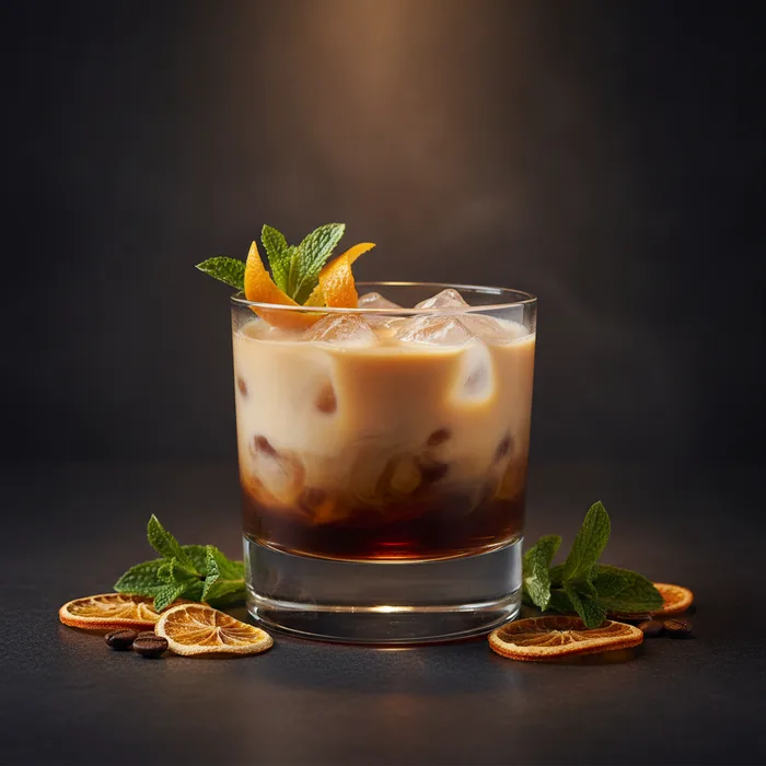 White Russian cocktail